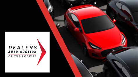 Dealers auto auction of the rockies - Local: (303) 289-7716. Toll Free: (800) 640-6074. Fax: (303) 289-8653. Located in Denver, Dealers Auto Auction of the Rockies provides a weekly wholesale dealer auto auction (every Thursday), with options from AuctionPipeline, to bid from the comfort of your own office, via Internet auctions. With an average consignment of 1,100 cars and trucks ... 